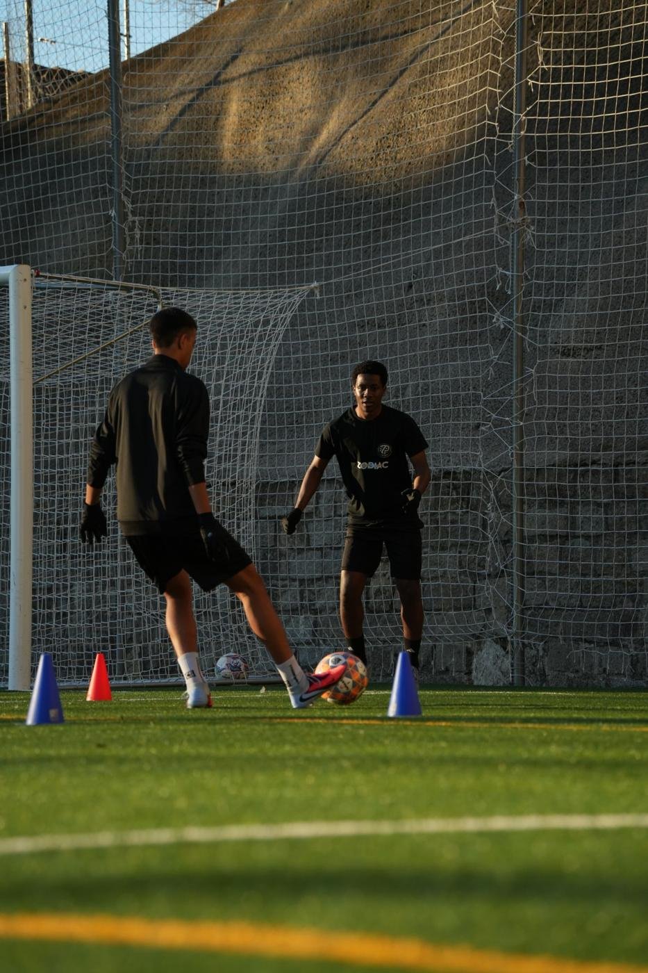 Jugador de Zodiac Pro en una sesión de entrenamiento personalizado